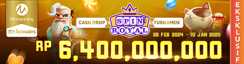 Turnamen & Cashdrop Spin Royal