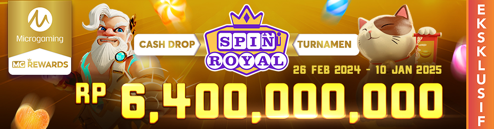 Turnamen & Cashdrop Spin Royal